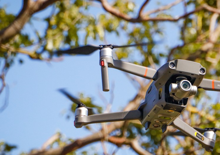 DJI Mavic Drone Hovering